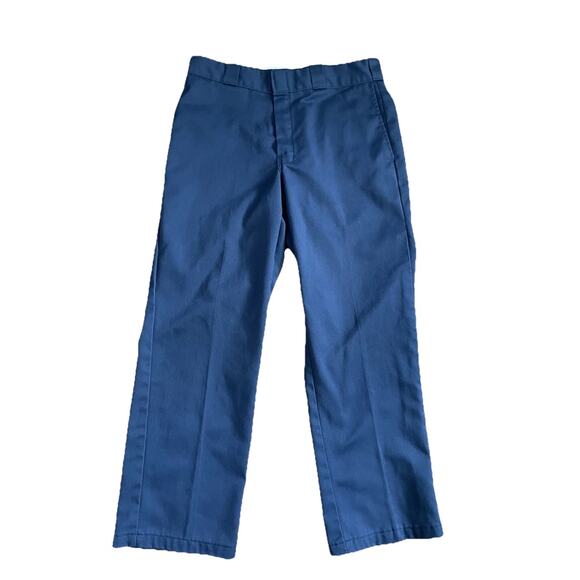 Dickies Other - Dickies 874 Original Fit Work Pants Mens 34x29 Navy Blue Flat Front Chino 874NV